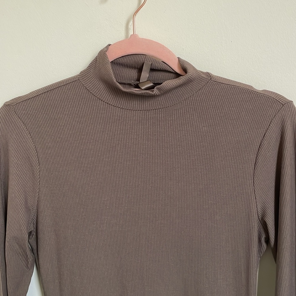 SKIMS Long Sleeve Brown Dress - Picture 2 of 4